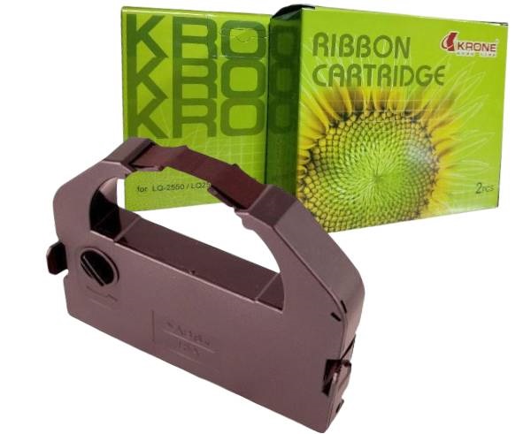 KRONE EPSON 副廠色帶 LQ670/680/2500 色帶(台)一盒2支入-單支售價
