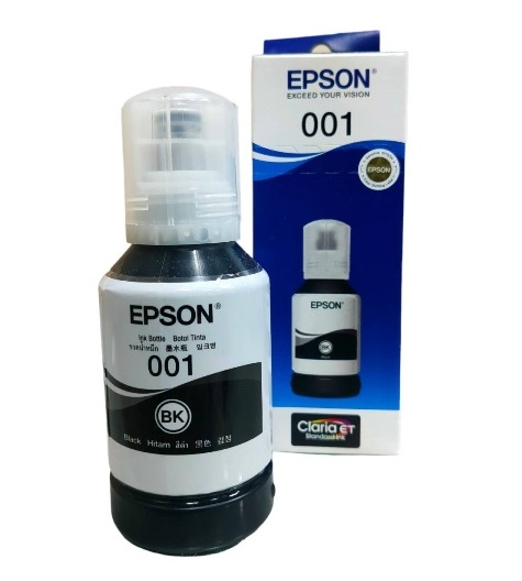 Epson 001原廠 黑色墨水瓶T03Y100 防水墨水