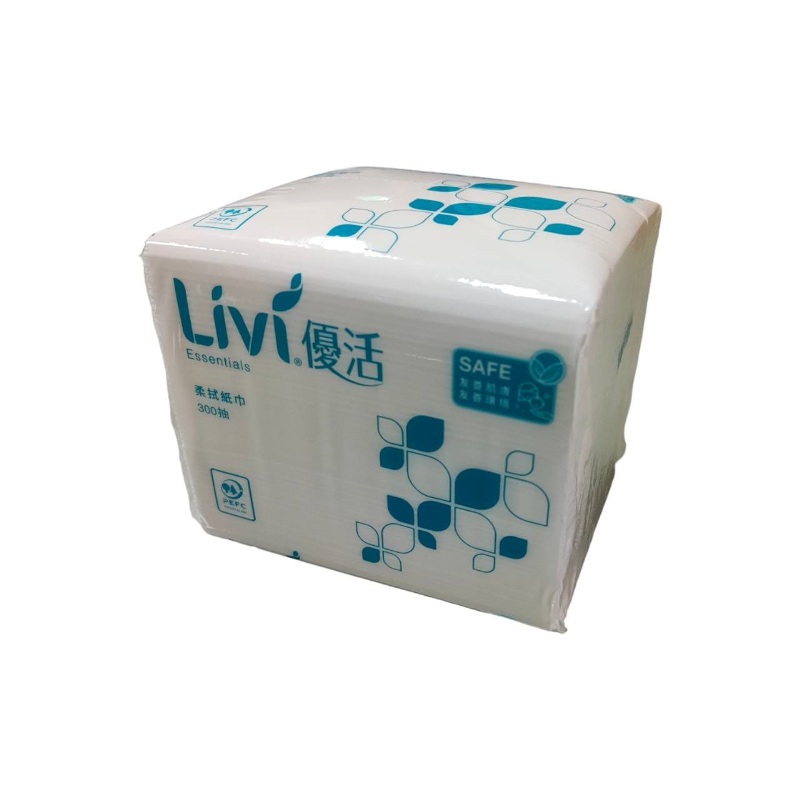 300抽 8包 Livi優活 小抽 衛生紙 台灣製 抽取式衛生紙