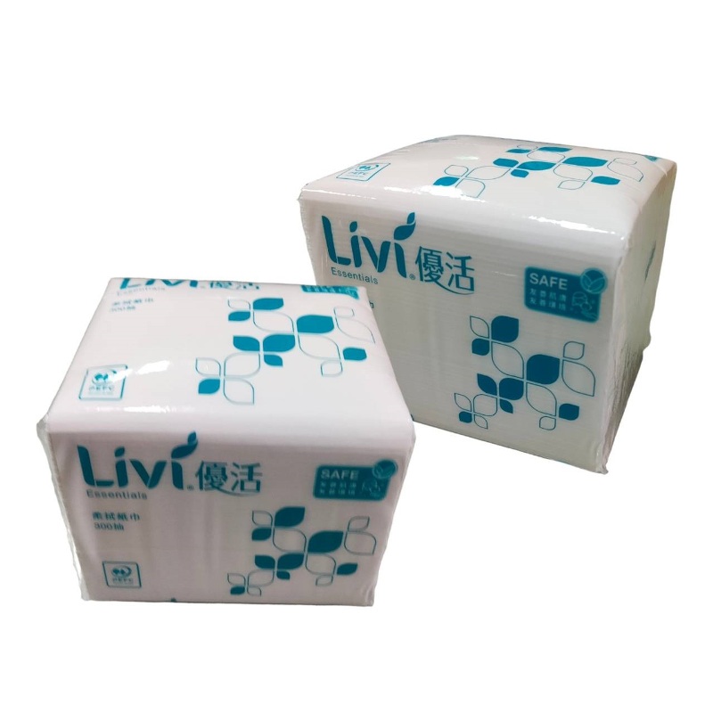 Livi優活小抽 衛生紙 台灣製小抽 抽式衛生紙 300抽